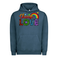 Pigment Midnight Navy choose love Urban Hoodie - texasbilliewilder