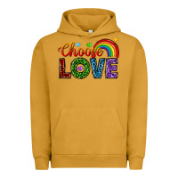 Pigment Peanut Butter choose love Urban Hoodie - texasbilliewilder