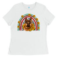 White german shepherd rainbow Ladies Tee - Artiststas