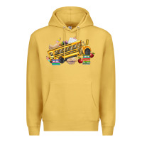 Antique Gold school bus driver Premium Hoodie - texasbilliewilder