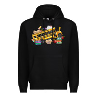 Black school bus driver Premium Hoodie - texasbilliewilder