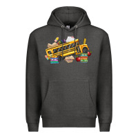 Charcoal Heather school bus driver Premium Hoodie - texasbilliewilder