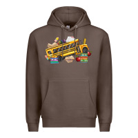 Coffee school bus driver Premium Hoodie - texasbilliewilder