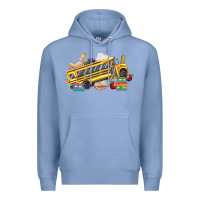 Colony Blue school bus driver Premium Hoodie - texasbilliewilder