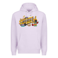 Lilac school bus driver Premium Hoodie - texasbilliewilder