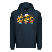 Navy school bus driver Premium Hoodie - texasbilliewilder