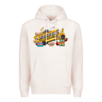 Pale Pink school bus driver Premium Hoodie - texasbilliewilder