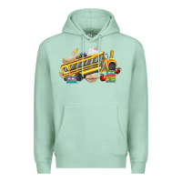 Seafoam school bus driver Premium Hoodie - texasbilliewilder