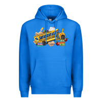 True Royal school bus driver Premium Hoodie - texasbilliewilder