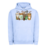 Pigment Grape Ice latte coffee cups Urban Hoodie - Zillion Design Studio