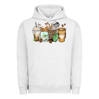 Pigment Lunar Rock latte coffee cups Urban Hoodie - Zillion Design Studio