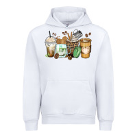 White latte coffee cups Urban Hoodie - Zillion Design Studio