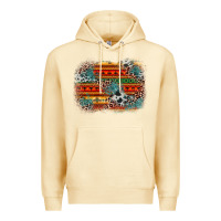 Pina Colada leopard aztec background Premium Hoodie - Zillion Design Studio