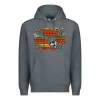 Rock leopard aztec background Premium Hoodie - Zillion Design Studio