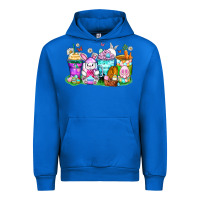 Cobalt easter coffee cups Urban Hoodie - Zillion Design Studio
