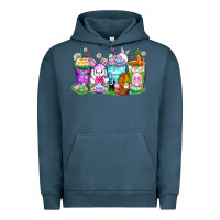 Pigment Midnight Navy easter coffee cups Urban Hoodie - Zillion Design Studio