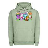 Pigment Oil Green easter coffee cups Urban Hoodie - Zillion Design Studio