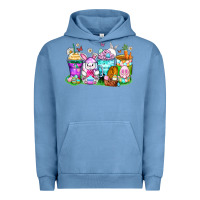 Pigment Pebble Blue easter coffee cups Urban Hoodie - Zillion Design Studio