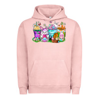 Pigment Salmon easter coffee cups Urban Hoodie - Zillion Design Studio
