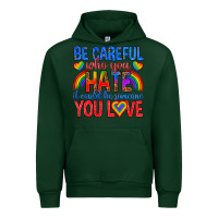 Forest Green be careful who you hate it could  be someone you l Urban Hoodie - texasbilliewilder