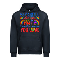 Navy be careful who you hate it could  be someone you l Urban Hoodie - texasbilliewilder