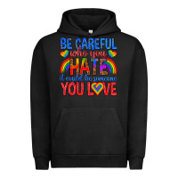 Pigment Black be careful who you hate it could  be someone you l Urban Hoodie - texasbilliewilder