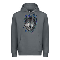 Rock wolf scratch mark Premium Hoodie - RanaPortraitStore