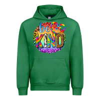 Emerald be kind with heart ballons Urban Hoodie - texasbilliewilder
