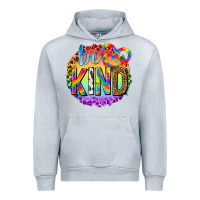 Heather Grey be kind with heart ballons Urban Hoodie - texasbilliewilder