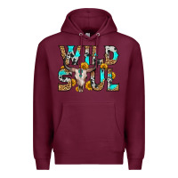 Burgundy wild soul Premium Hoodie - Zillion Design Studio