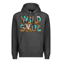 Charcoal Heather wild soul Premium Hoodie - Zillion Design Studio