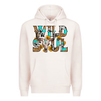 Pale Pink wild soul Premium Hoodie - Zillion Design Studio