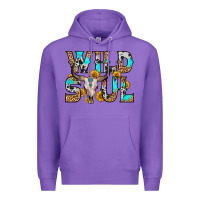 Purple wild soul Premium Hoodie - Zillion Design Studio