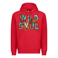 Red wild soul Premium Hoodie - Zillion Design Studio
