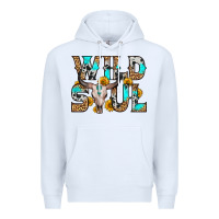 White wild soul Premium Hoodie - Zillion Design Studio