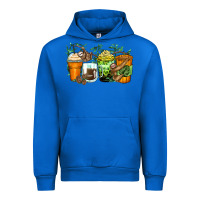 Cobalt sloth coffee cups Urban Hoodie - Zillion Design Studio