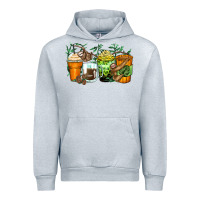 Heather Grey sloth coffee cups Urban Hoodie - Zillion Design Studio