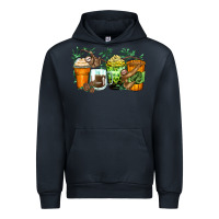 Navy sloth coffee cups Urban Hoodie - Zillion Design Studio