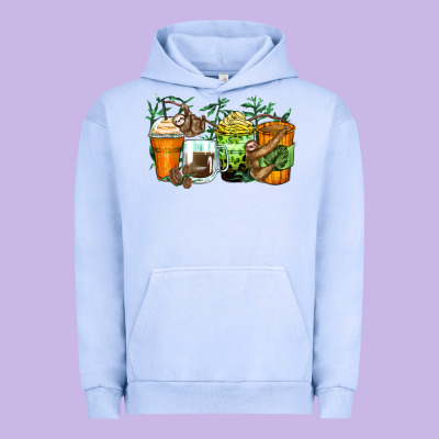 Urban Hoodie sloth coffee cups