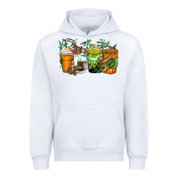 White sloth coffee cups Urban Hoodie - Zillion Design Studio