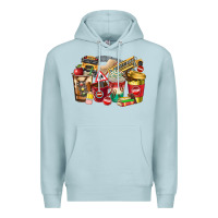 Blue Mist school bus driver coffee cups Premium Hoodie - texasbilliewilder