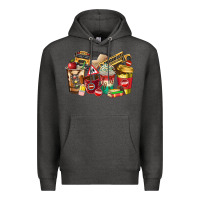 Charcoal Heather school bus driver coffee cups Premium Hoodie - texasbilliewilder