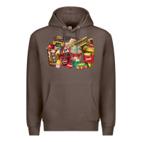 Coffee school bus driver coffee cups Premium Hoodie - texasbilliewilder