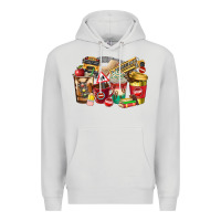 Dove Grey school bus driver coffee cups Premium Hoodie - texasbilliewilder