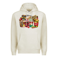 Oatmeal Heather school bus driver coffee cups Premium Hoodie - texasbilliewilder