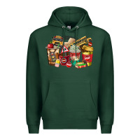 Sports Green school bus driver coffee cups Premium Hoodie - texasbilliewilder