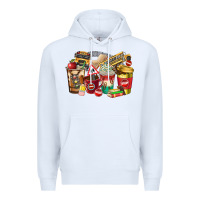 White school bus driver coffee cups Premium Hoodie - texasbilliewilder