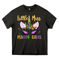 Asphalt little miss mardi gras Heavy Core Tee - LillyAllenDesigns