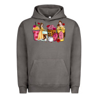 Pigment Tornado princess cartoon coffee cups Urban Hoodie - Zillion Design Studio