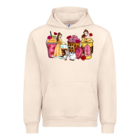 Sandshell princess cartoon coffee cups Urban Hoodie - Zillion Design Studio